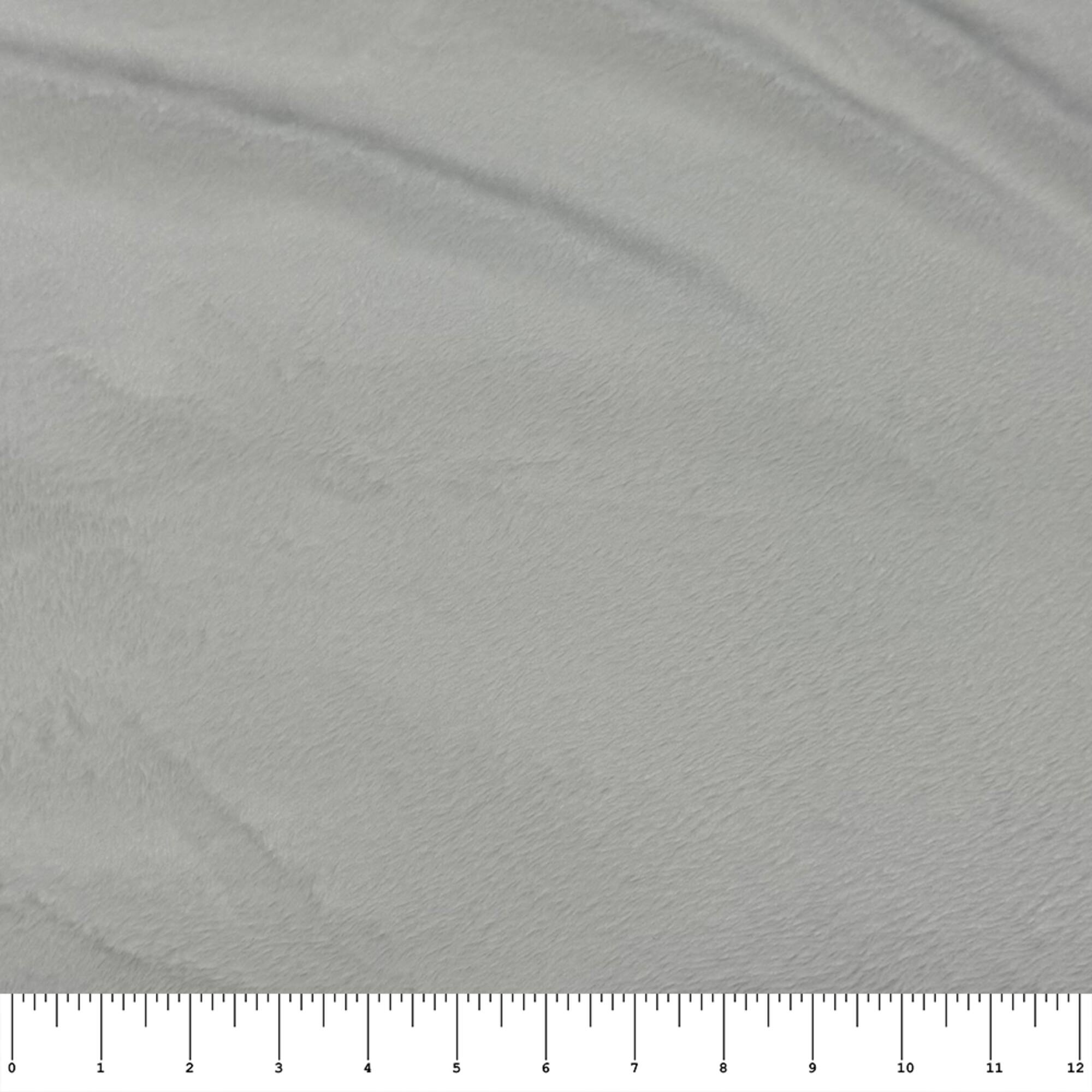 Feldman White Soft Chenille Fabric